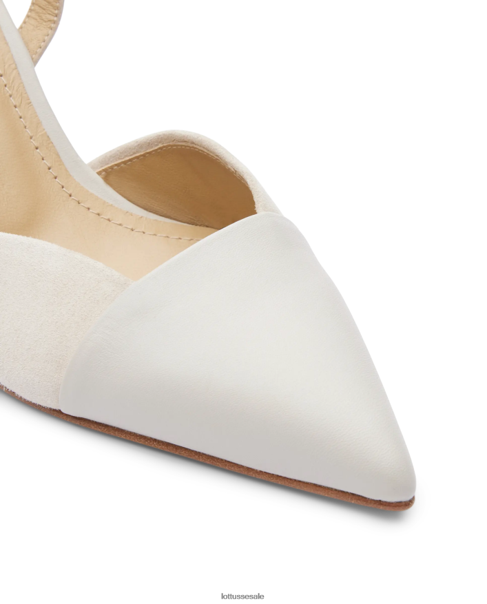 Schuhwerk 8HH4DR234 Lottusse Frauen Beige Carla schlichte Wadenpumps